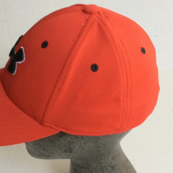 Under Armour Youth Red & Black Stretch Fit Cap - Picture 4 of 5